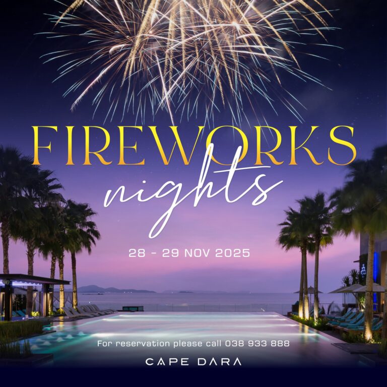 Fireworks Dinner by the Beach | Cape Dara Pattaya 28–29 Nov 2025
